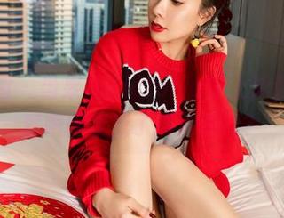 微密圈 - 当果儿Victoria穿上泳装,图库瞬间变成了海边派对?